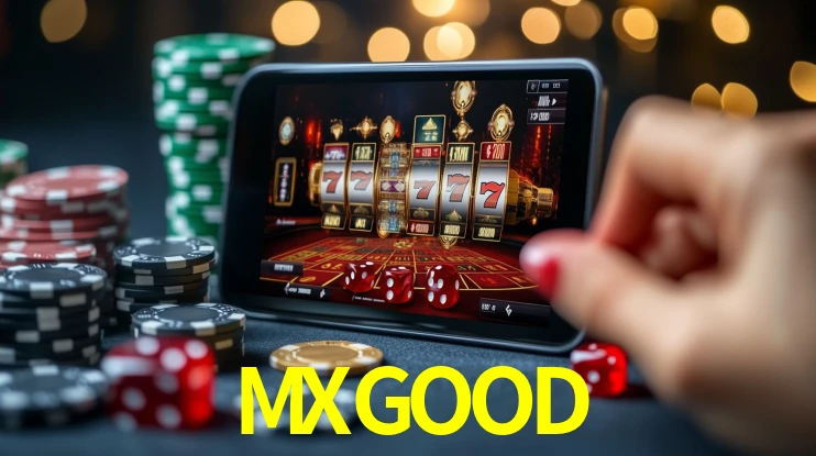 Interfaz de la app móvil MXGOOD en un smartphone moderno